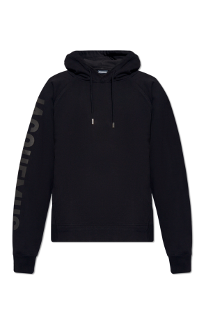 スウェット・トレーナー LANVIN RMHO0009 J142A24 10 Sweatshirts Black Lanvin logo-embroidered Cotton Hoodie | Black | FARFETCH